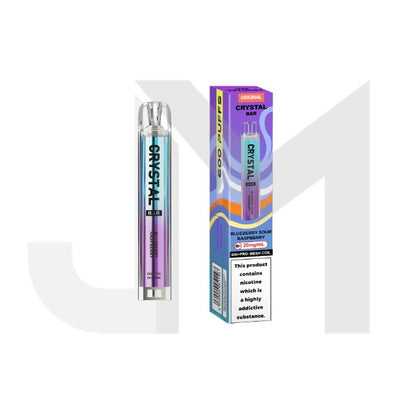 20mg Crystal Bar Original 600 Prefilled Pod Vape Kit