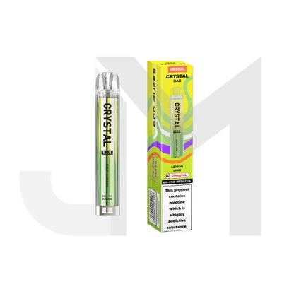 20mg Crystal Bar Original 600 Prefilled Pod Vape Kit