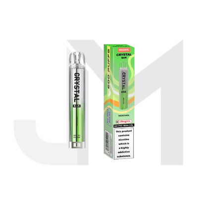 20mg Crystal Bar Original 600 Prefilled Pod Vape Kit