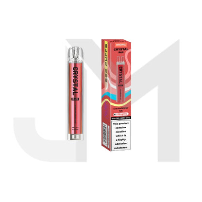 20mg Crystal Bar Original 600 Prefilled Pod Vape Kit