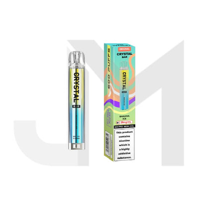 20mg Crystal Bar Original 600 Prefilled Pod Vape Kit