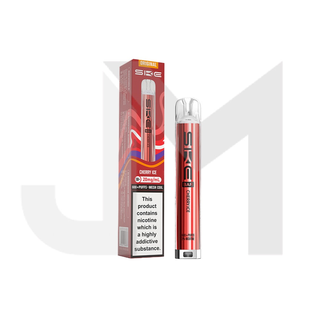 20mg SKE Bar 600 Rechargeable Prefilled Pod Vape Kit