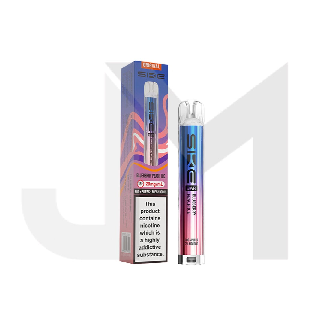 20mg SKE Bar 600 Rechargeable Prefilled Pod Vape Kit