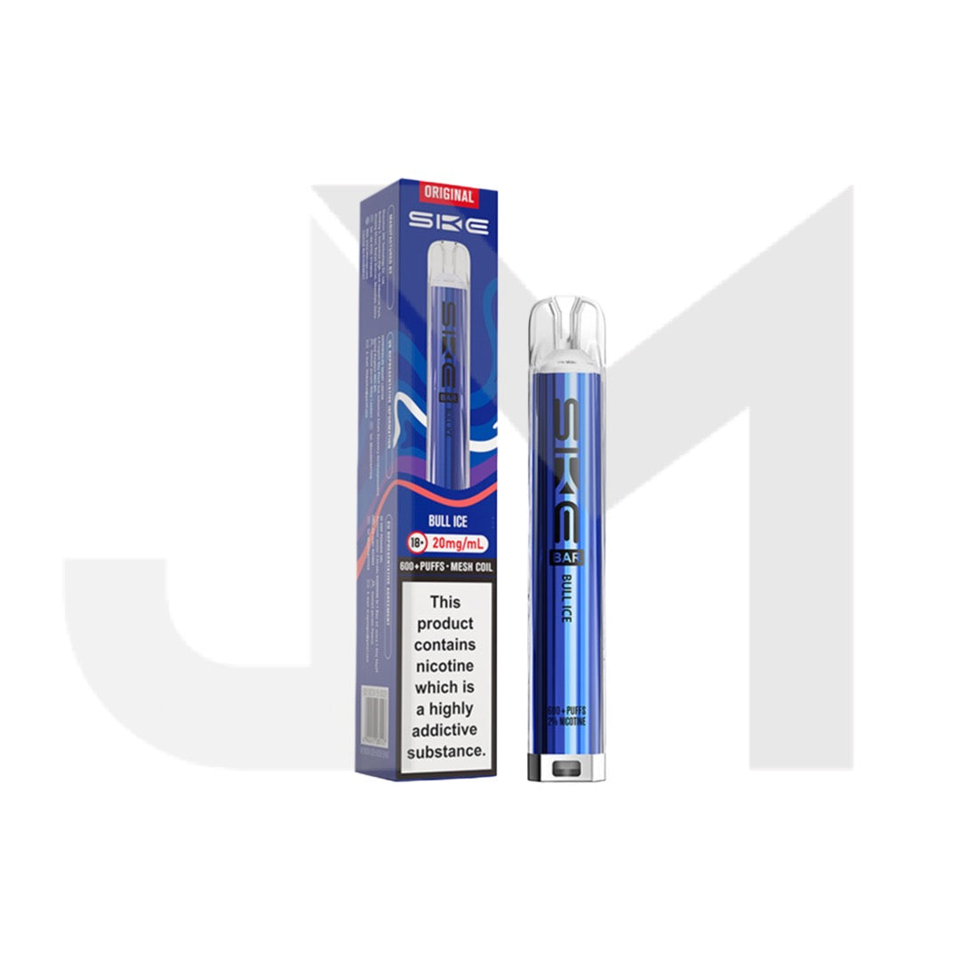 20mg SKE Bar 600 Rechargeable Prefilled Pod Vape Kit