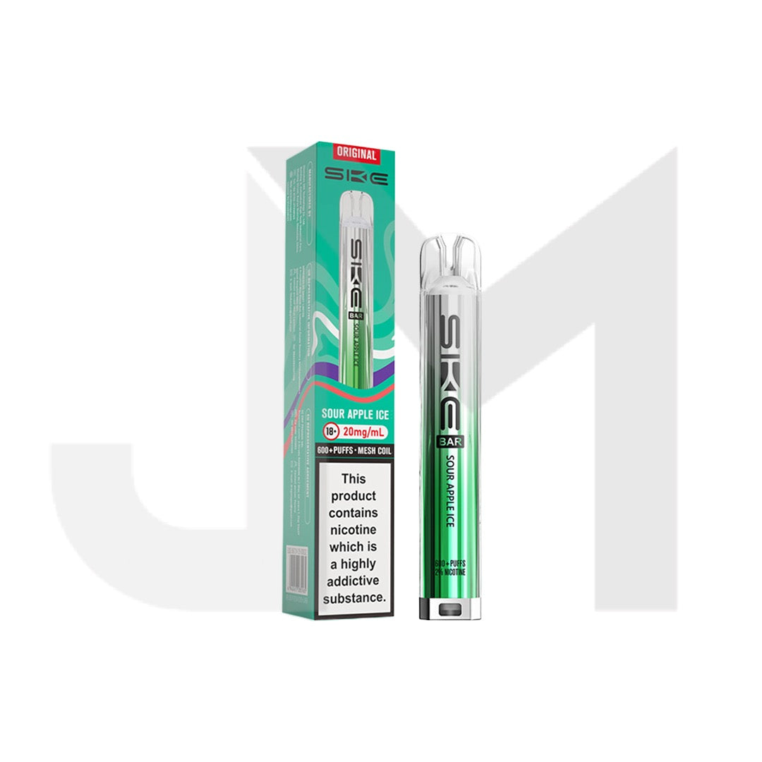 20mg SKE Bar 600 Rechargeable Prefilled Pod Vape Kit