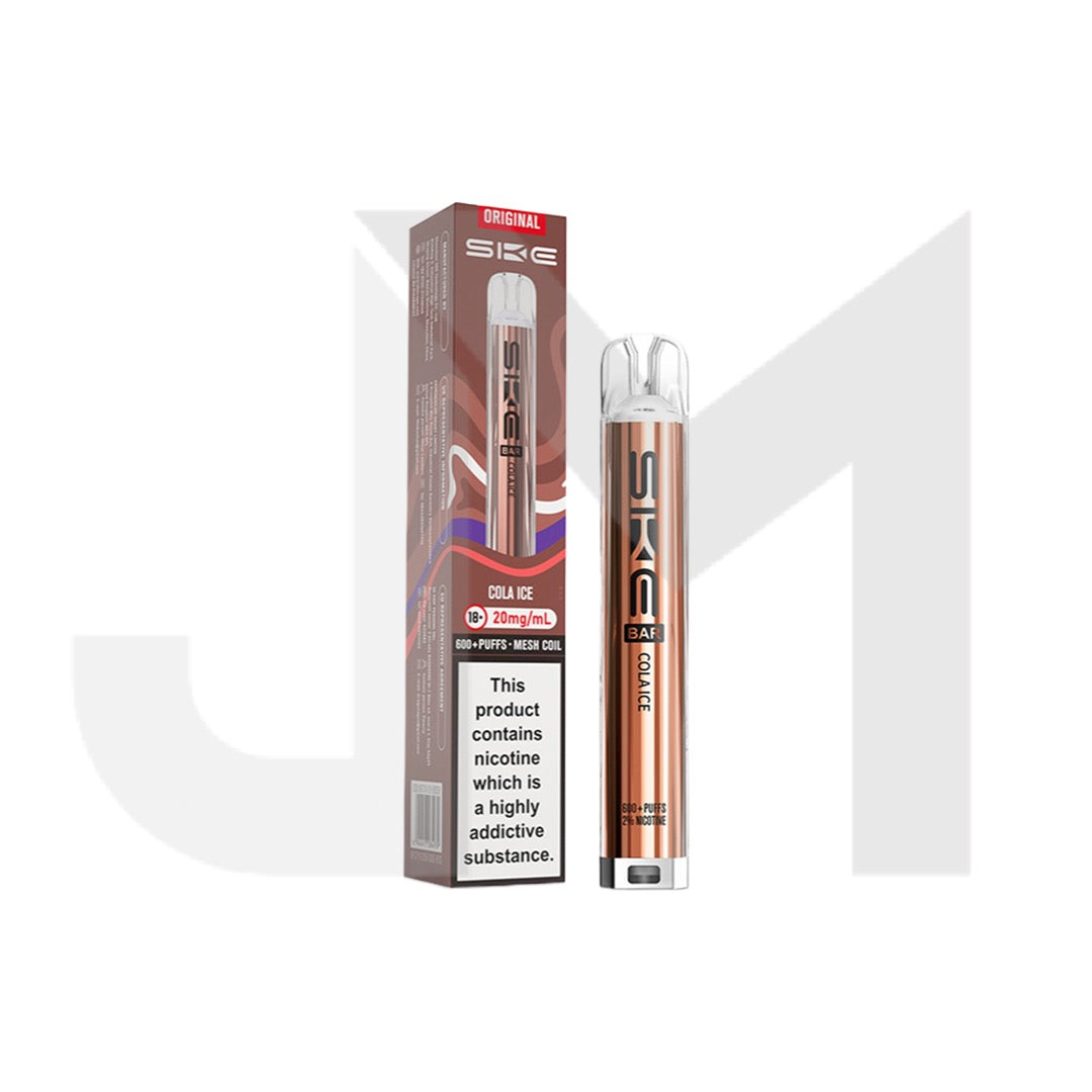 20mg SKE Bar 600 Rechargeable Prefilled Pod Vape Kit