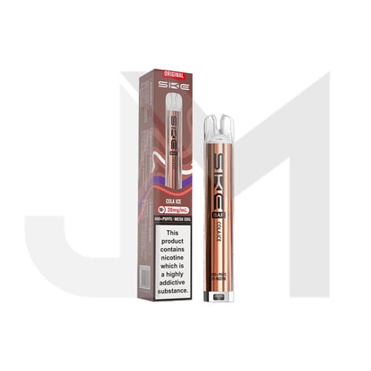 20mg SKE Bar 600 Rechargeable Prefilled Pod Vape Kit