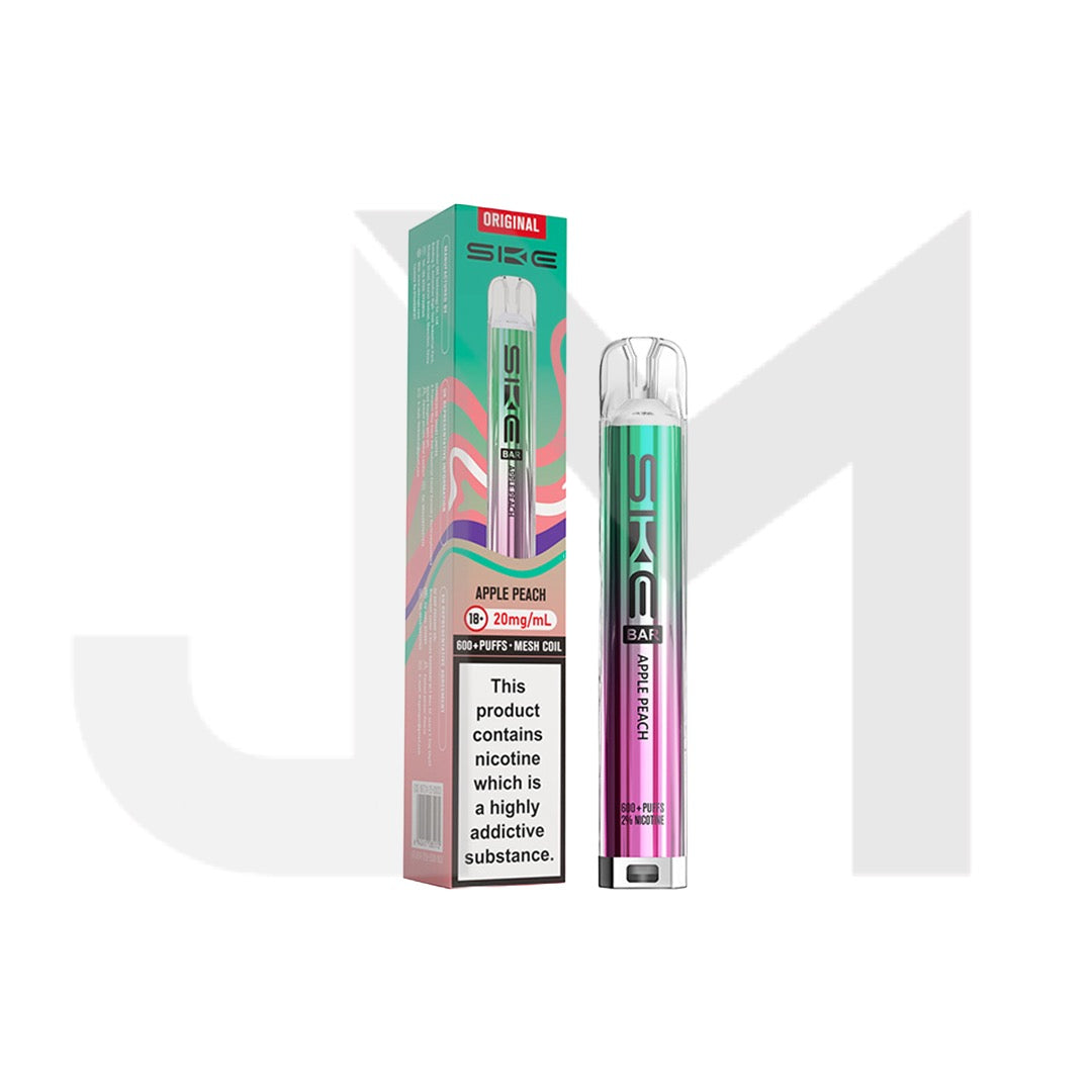20mg SKE Bar 600 Rechargeable Prefilled Pod Vape Kit
