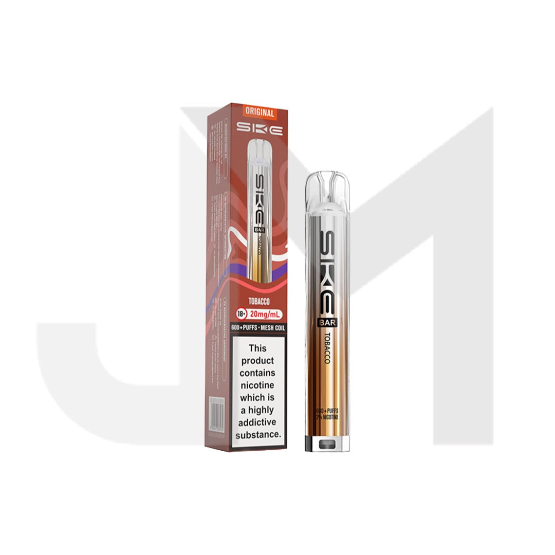 20mg SKE Bar 600 Rechargeable Prefilled Pod Vape Kit