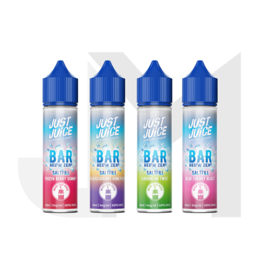 0mg Just Juice Below Zero Bar 40ml Saltfill (40VG/60PG)