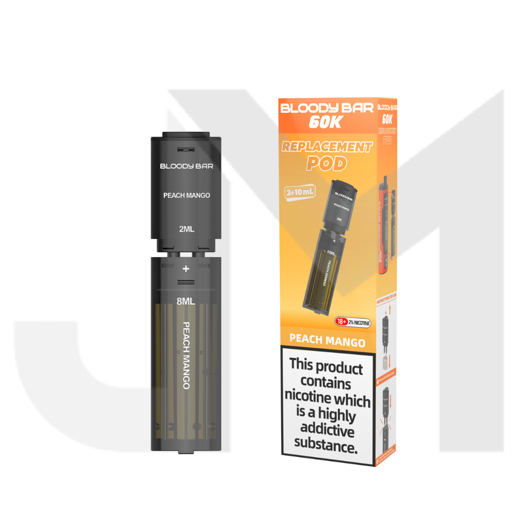 20mg Bloody Bar 60K Prefilled Pods 60000 Puffs