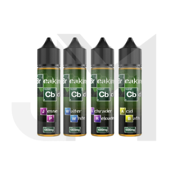 Breaking CBD 1000mg CBD Isolate E-liquid 50ml (50PG/50VG)