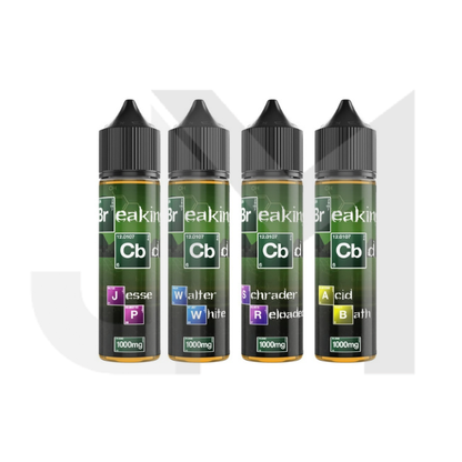 Breaking CBD 1000mg CBD Isolate E-liquid 50ml (50PG/50VG)