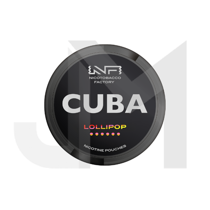 43mg CUBA Black Nicotine Pouches - 25 Pouches