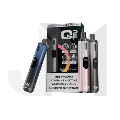 Q2 Pro Refillable Pod Vape Kit (Buy 1 Get 2 Nic Salts Free)