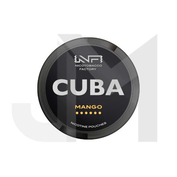 43mg CUBA Black Nicotine Pouches - 25 Pouches