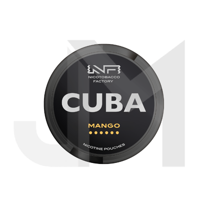 43mg CUBA Black Nicotine Pouches - 25 Pouches