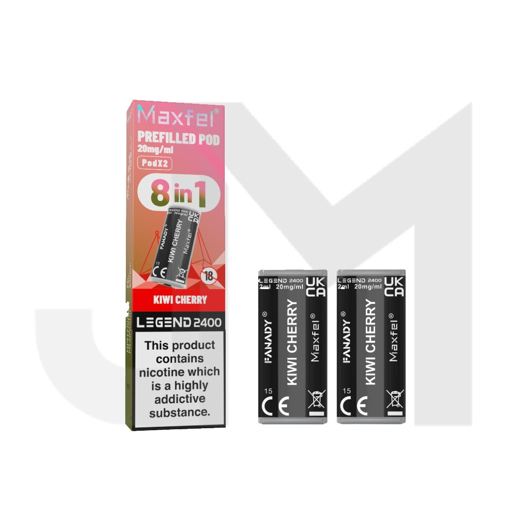 20mg Maxfel Legend Fanady Prefilled Pods 2400 Puffs