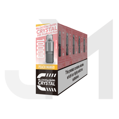 20mg Bloody Bar Crystal 10K Prefilled Pod 10000 Puffs