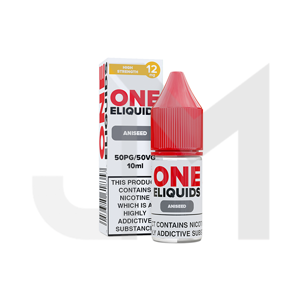 12mg One E-Liquids Flavoured Nicotine E-Liquid 10ml (50VG/50PG)