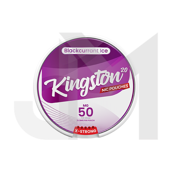 50mg Kingston Nicotine Pouches - 20 Pouches