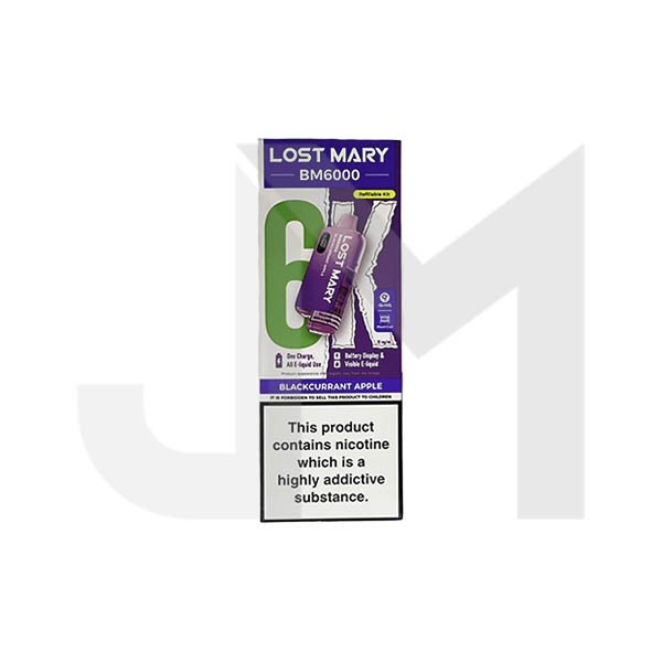 20mg LOST MARY BM6000 Refillable Pod Kit - 6000 Puffs