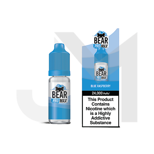 Bear Pro Max 75ml Longfill Bar Series includes 4X 20mg Bar Salts