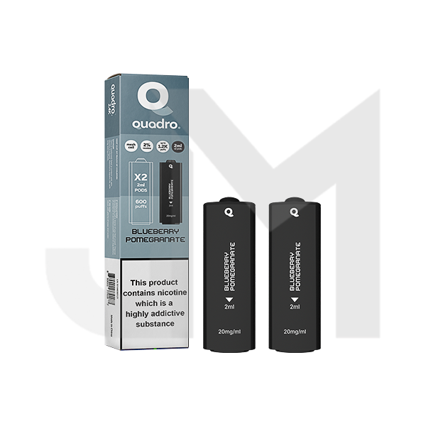 20mg Quadro 2.4k Replacement Pods - 2ml