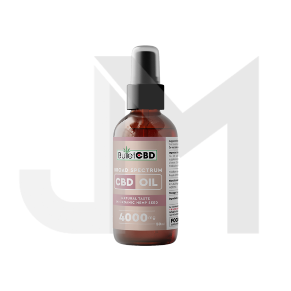 Bullet CBD 4000mg Broad Spectrum CBD Oil Spray - 50ml