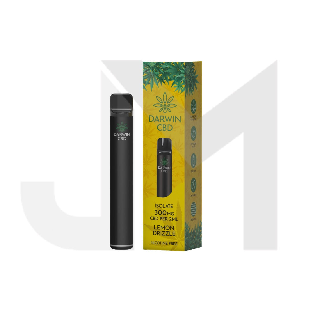 300mg Darwin CBD Prefilled Pod Vape Kit 600 Puffs
