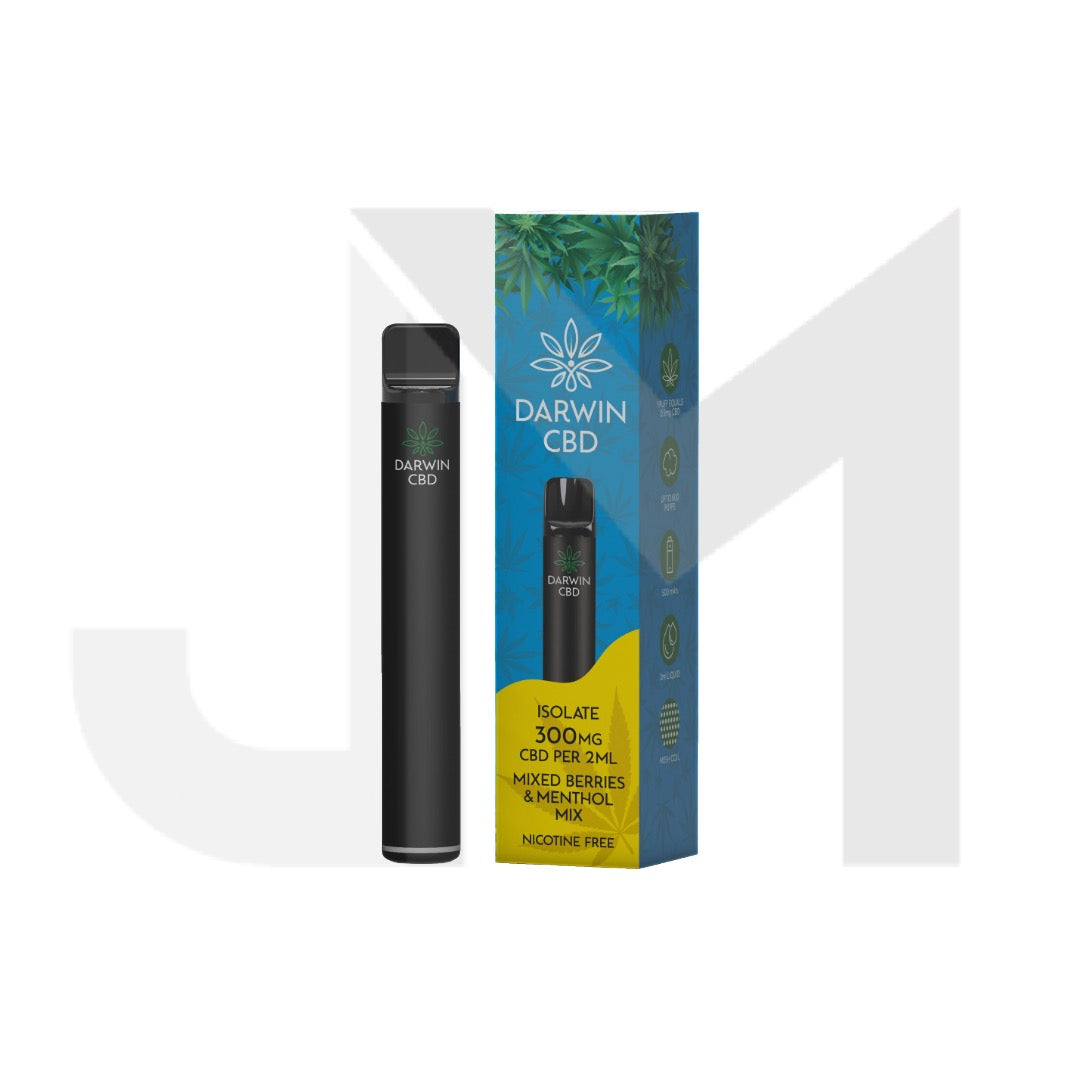 300mg Darwin CBD Prefilled Pod Vape Kit 600 Puffs