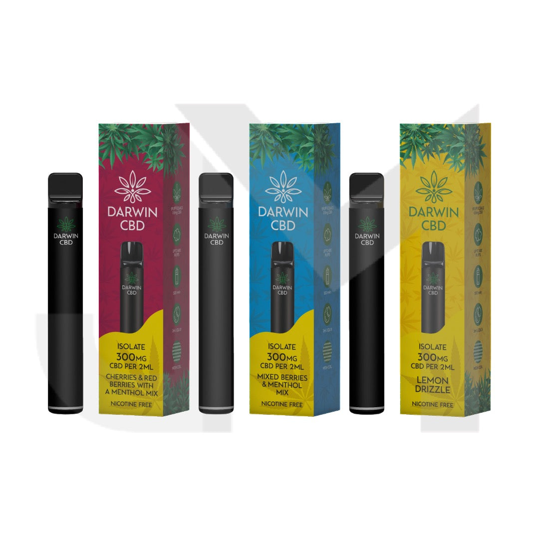 300mg Darwin CBD Prefilled Pod Vape Kit 600 Puffs