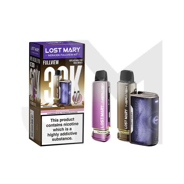 20mg LOST MARY Nera 30K Multi Edition Prefilled Pod Vape Kit - 30000 P 20mg LOST MARY Nera 30K Multi Edition Prefilled Pod Vape Kit - 30000 P