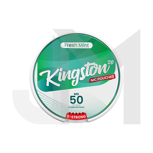 50mg Kingston Nicotine Pouches - 20 Pouches