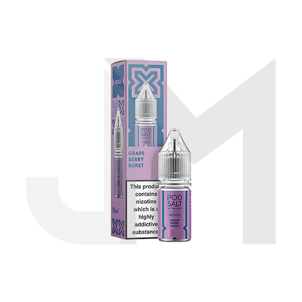 10mg Pod Salt Nexus 10ml Nic Salt (50VG/50PG)