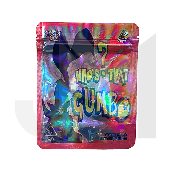 Mylar Gumbo Printed Zip Bag 3.5g Large