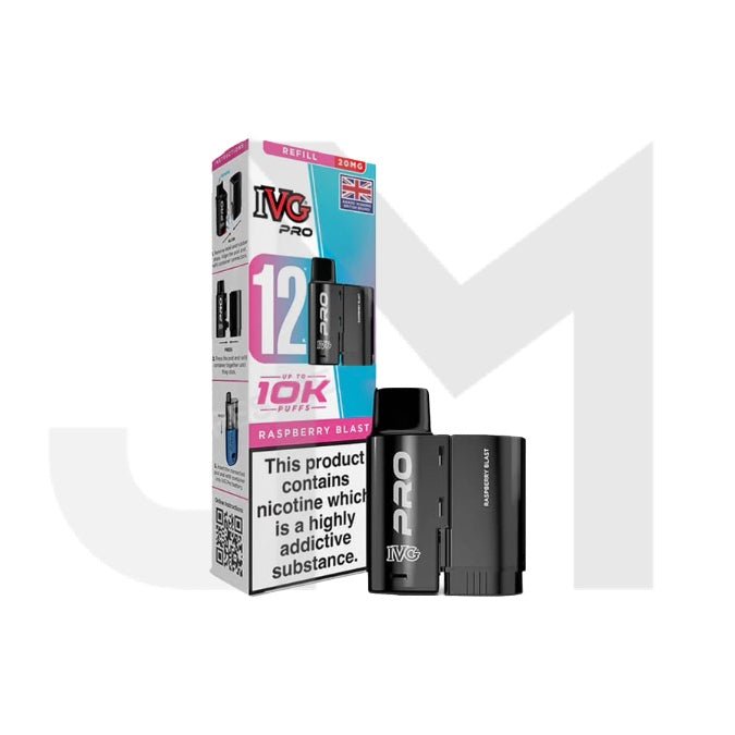 20mg I VG Pro 12 Refill Pod Pack 10000 Puffs