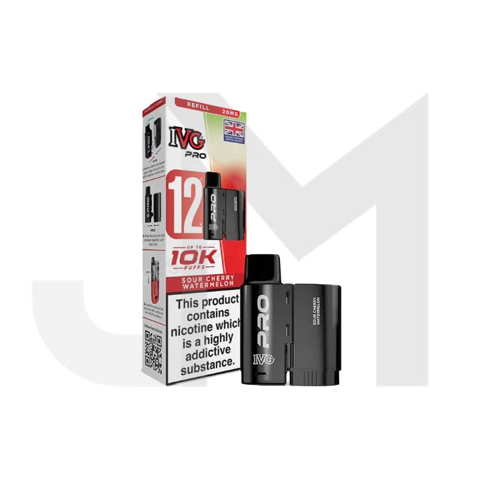 20mg I VG Pro 12 Refill Pod Pack 10000 Puffs
