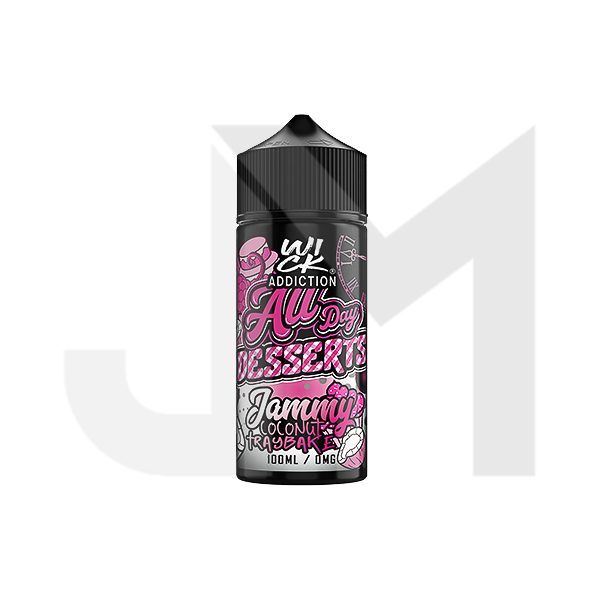 Wick Addiction All Day Desserts 100ml Shortfill 0mg (70VG/30PG)