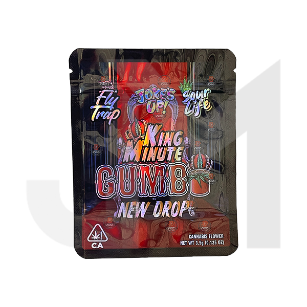 Mylar Gumbo Printed Zip Bag 3.5g Large