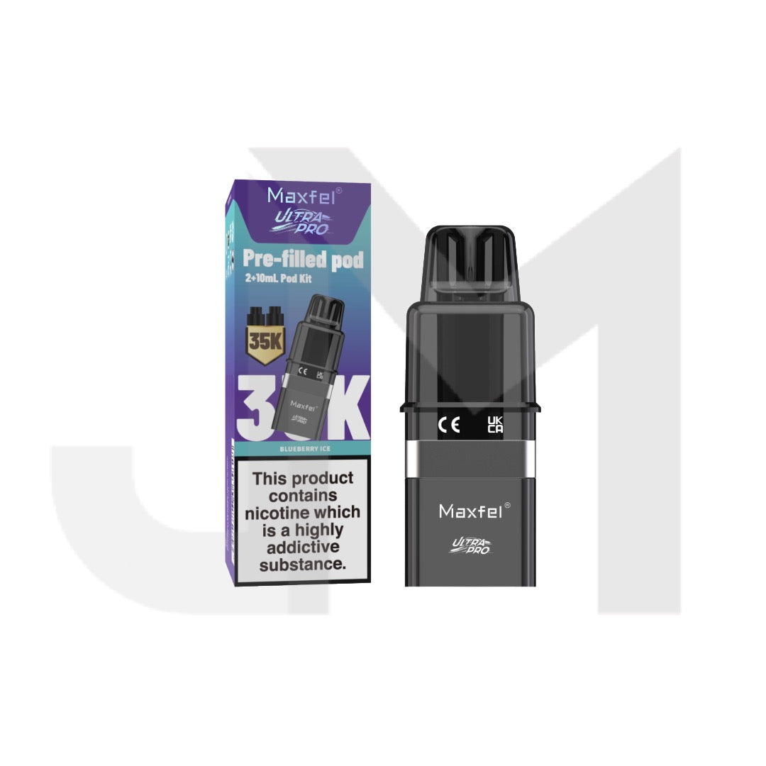 20mg Maxfel Ultra Pro Replacement Prefilled Pods 17500 Puffs