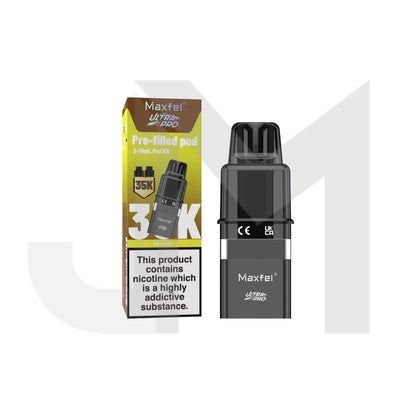 20mg Maxfel Ultra Pro Replacement Prefilled Pods 17500 Puffs