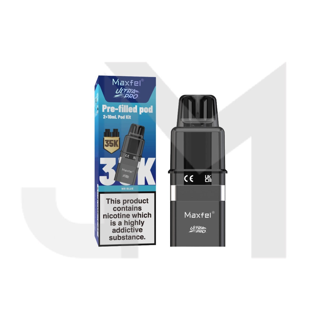 20mg Maxfel Ultra Pro Replacement Prefilled Pods 17500 Puffs
