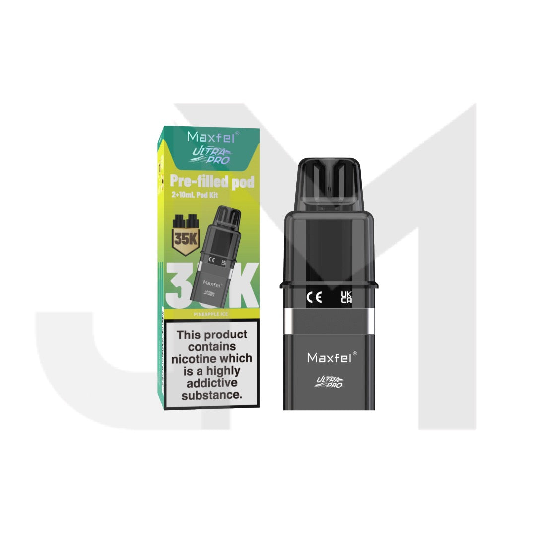 20mg Maxfel Ultra Pro Replacement Prefilled Pods 17500 Puffs