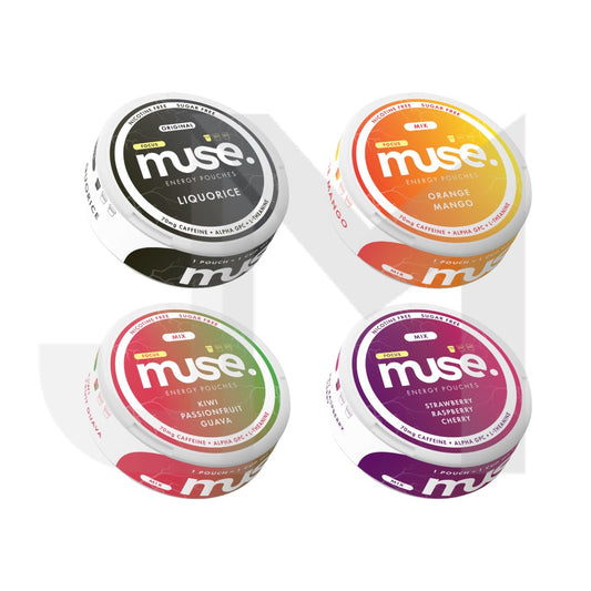 70mg Muse Focus Energy Pouches (UK Made) - 20 Pouches