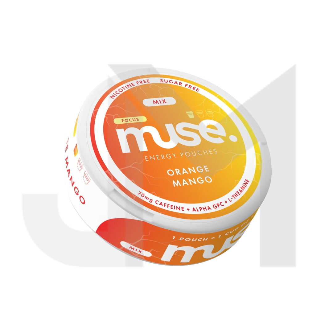 70mg Muse Focus Energy Pouches (UK Made) - 20 Pouches