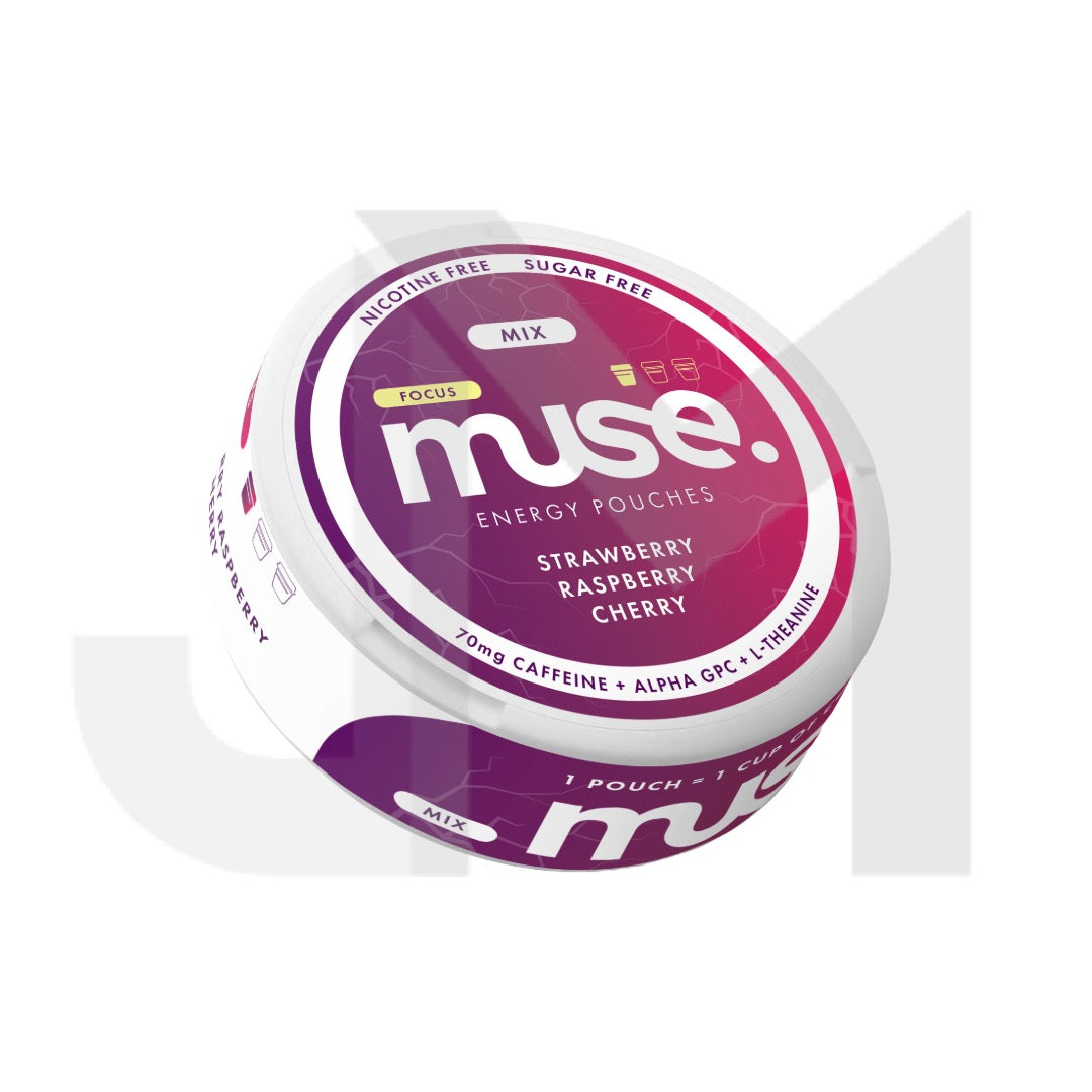 70mg Muse Focus Energy Pouches (UK Made) - 20 Pouches
