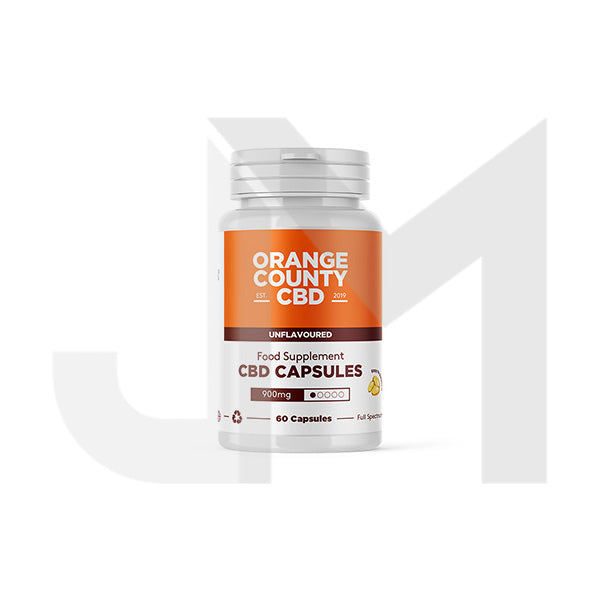 Orange County 900mg Full Spectrum CBD Capsules - 60 Caps :: Short Dated Stock ::