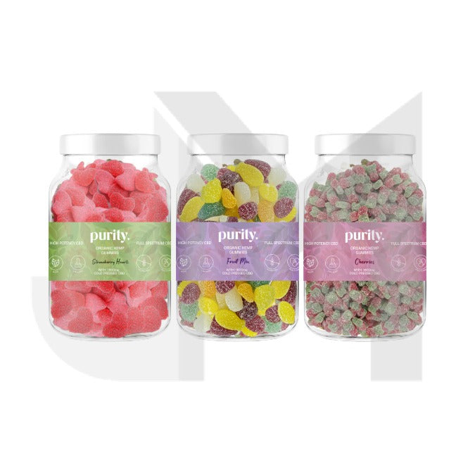 Purity 1600mg Full-Spectrum CBD Vegan Gummies 400g