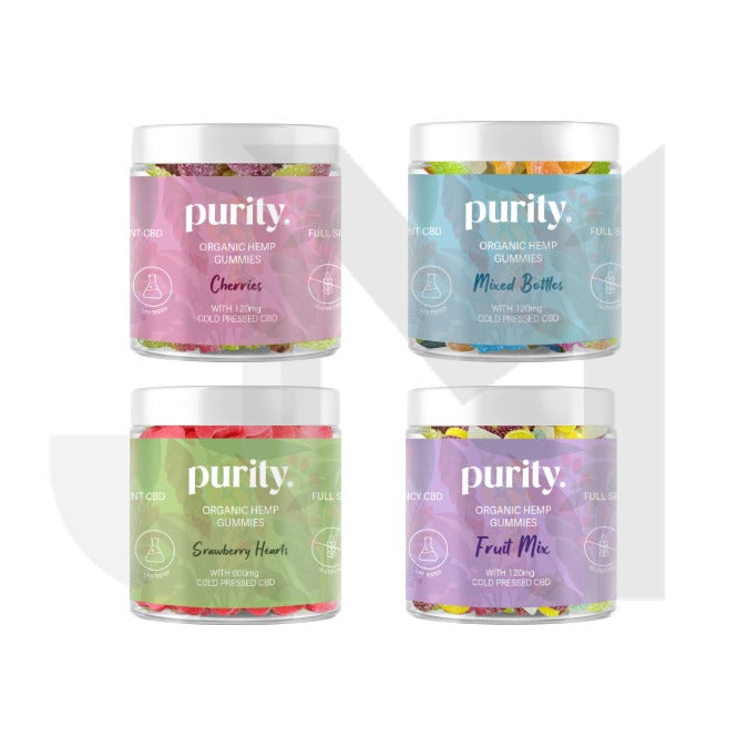 Purity 120mg Full-Spectrum CBD Vegan Gummies 150g